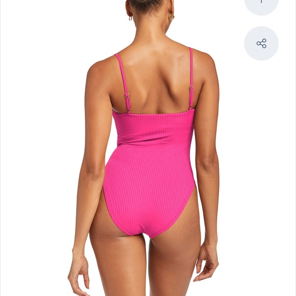 VITAMIN A zinnia eco rib Jenna high leg one-piece Xs - Picture 2 of 11